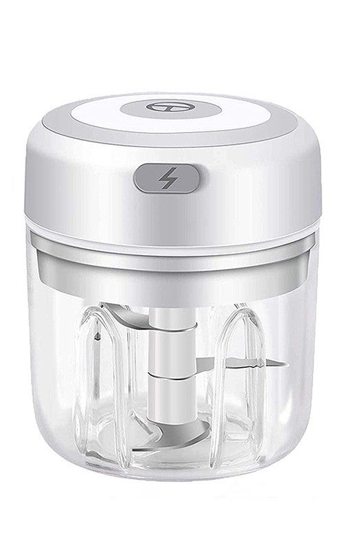 Mini Electric Garlic Chopper – USB Rechargeable Kitchen Crusher