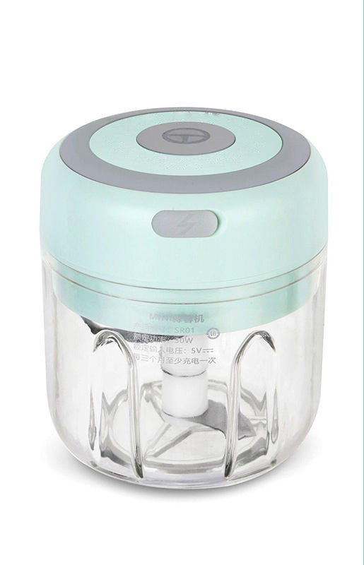 Mini Electric Garlic Chopper – USB Rechargeable Kitchen Crusher