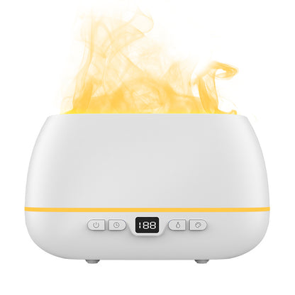 3D Flame Humidifier – 200ml USB Aroma Diffuser