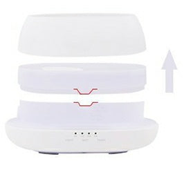 HOMEFISH 500ml Ultrasonic Aroma Diffuser – Colorful Light & Humidifier