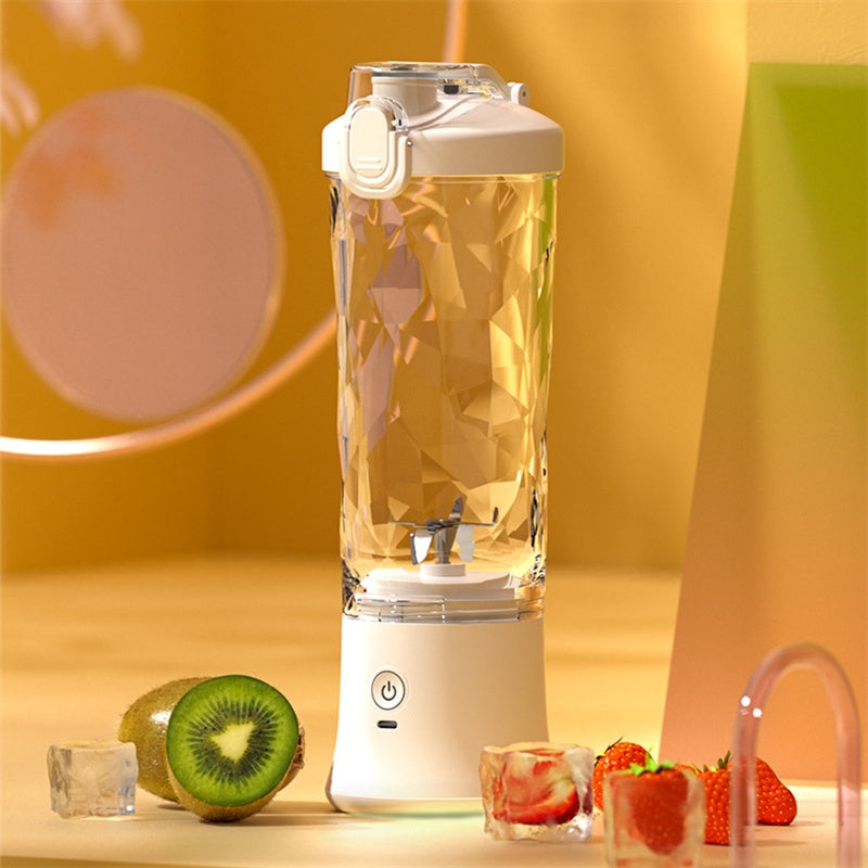 Portable Mini Blender – 6 Blades for Shakes & Smoothies