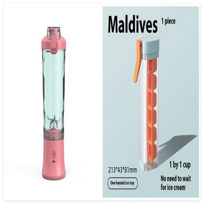 Portable Mini Blender – 6 Blades for Shakes & Smoothies