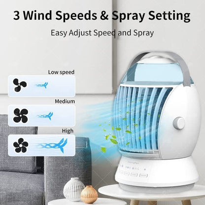 Portable Fog Fan – Desktop Air Cooler & Humidifier