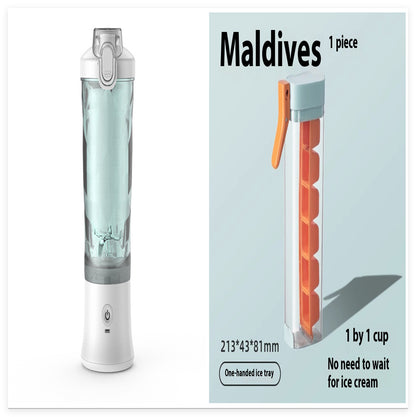 Portable Mini Blender – 6 Blades for Shakes & Smoothies