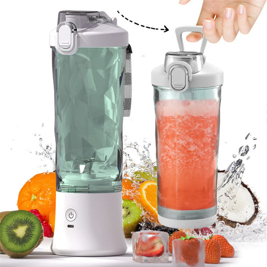 Portable Mini Blender – 6 Blades for Shakes & Smoothies