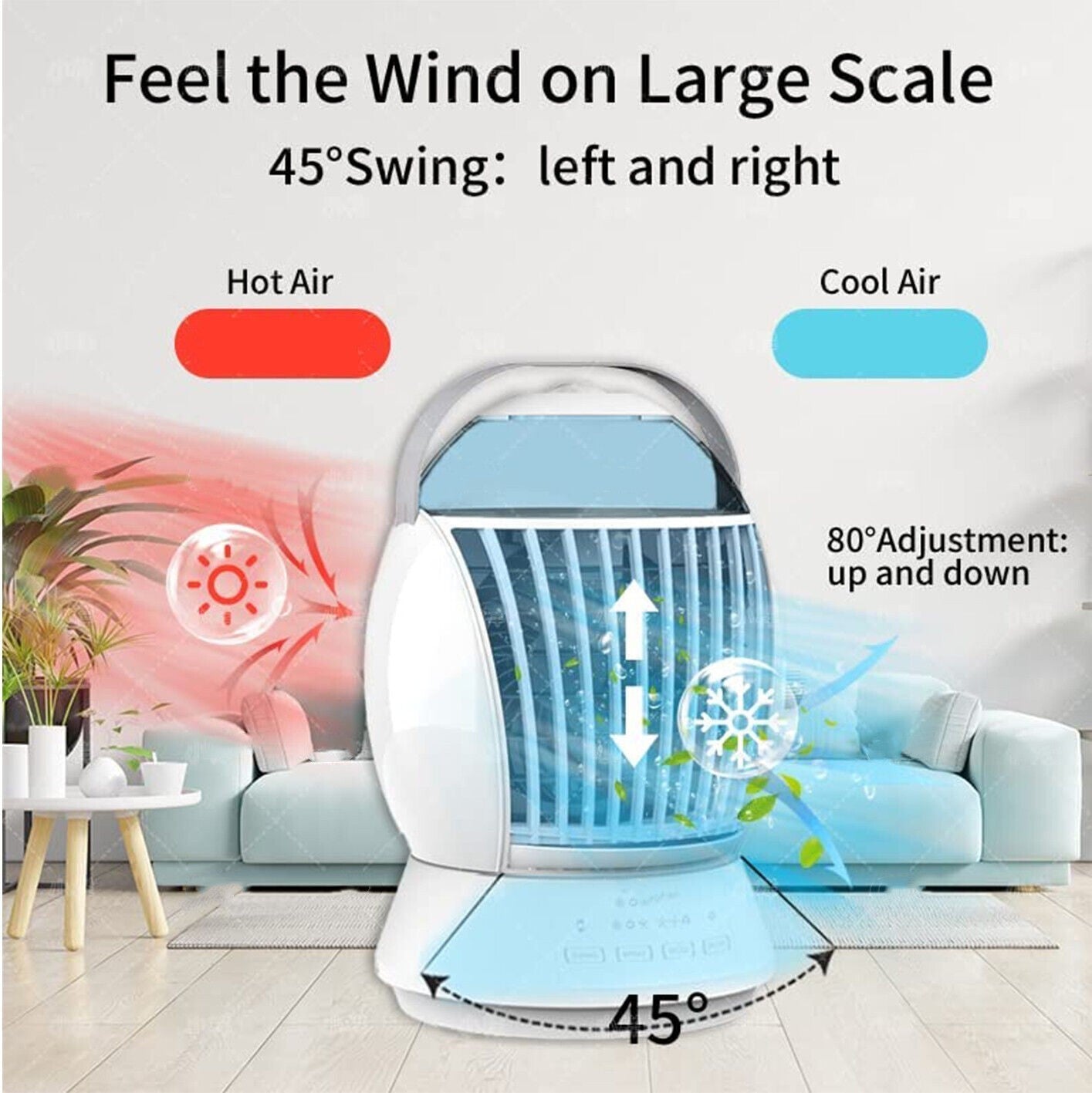 Portable Fog Fan – Desktop Air Cooler & Humidifier