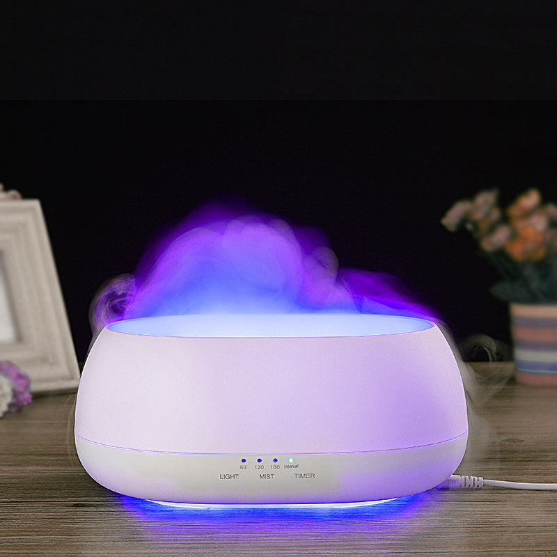 HOMEFISH 500ml Ultrasonic Aroma Diffuser – Colorful Light & Humidifier