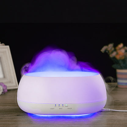HOMEFISH 500ml Ultrasonic Aroma Diffuser – Colorful Light & Humidifier