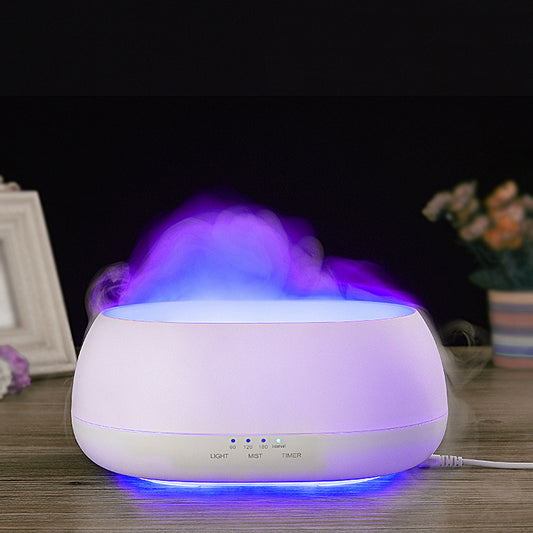 HOMEFISH 500ml Ultrasonic Aroma Diffuser – Colorful Light & Humidifier