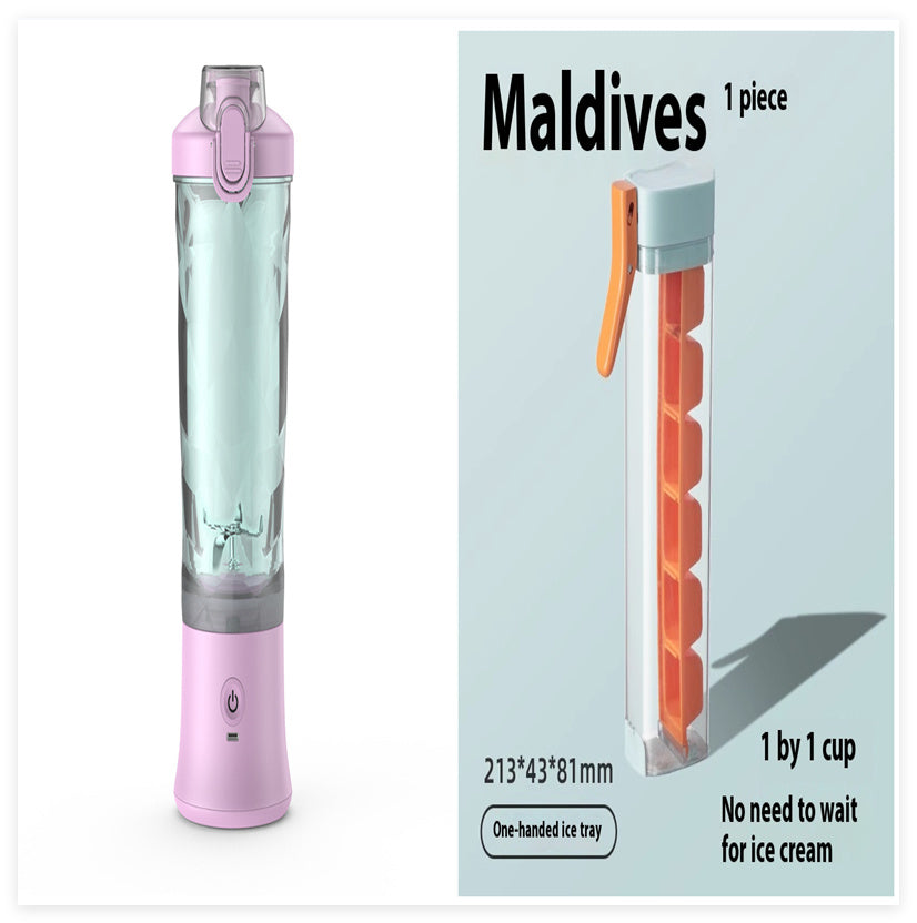 Portable Mini Blender – 6 Blades for Shakes & Smoothies