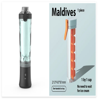 Portable Mini Blender – 6 Blades for Shakes & Smoothies