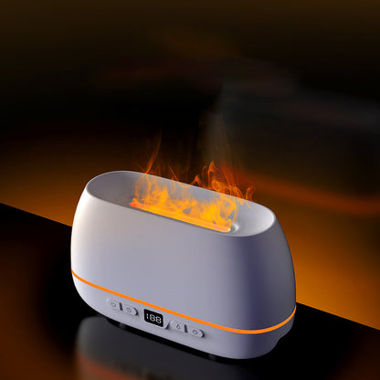 3D Flame Humidifier – 200ml USB Aroma Diffuser