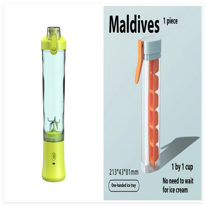 Portable Mini Blender – 6 Blades for Shakes & Smoothies